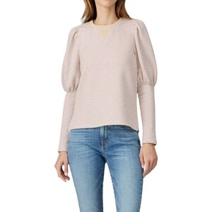 Saylor Addy Metallic Puff Sleeve Sweatshirt Size Small Pre-Owned